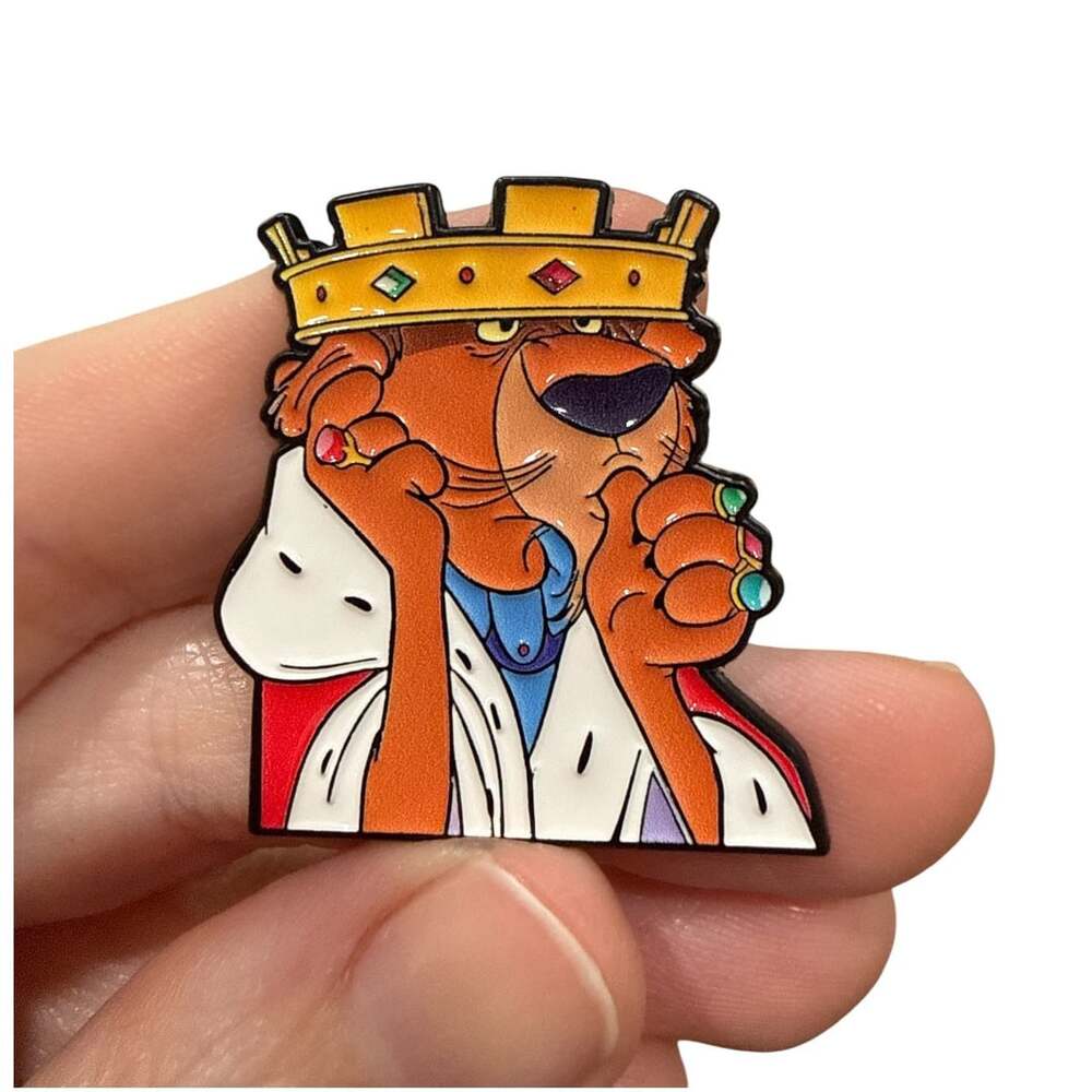 Disney inspired Robin Hood Prince John Sucking His Thumb Enamel Pin